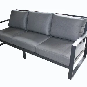 Elegant Grey Iron Sofa – Heavy-Duty Frame with Premium Comfort